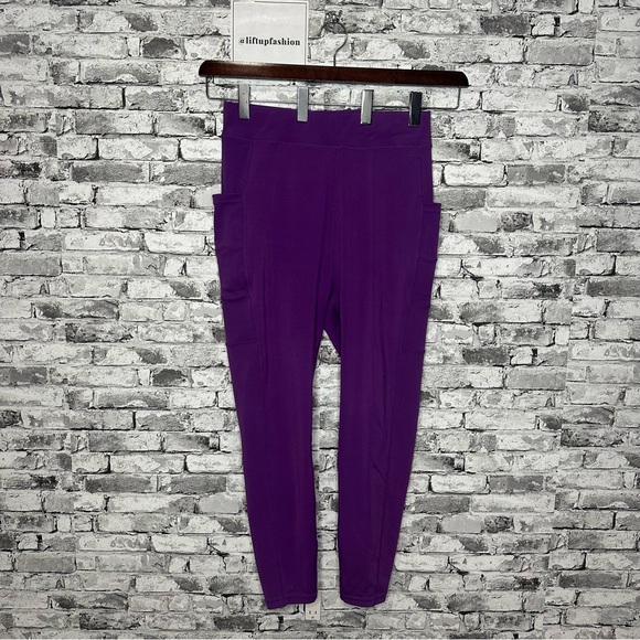 EUC POP Fit Vibrant Purple Leggings Size 2XL - Picture 1 of 12